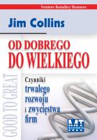 Od dobrego do wielkiego. Autor: Jim Collins. SmakLiter.pl Okładka książki Od dobrego do wielkiego