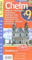 Okładka książki Plan Miasta Chełm/Zamość + 9 Miast 1:20 000 DEMART