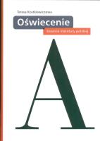 Słownik literatury polskiej Oświecenie. Autor: Kostkiewiczowa Teresa. SmakLiter.pl Okładka książki Słownik literatury polskiej Oświecenie