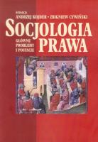 Okładka książki Socjologia prawa