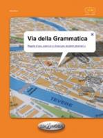 Via della grammatica Poziom A1-B2. Autor: Ricci Mina. SmakLiter.pl Okładka książki Via della grammatica Poziom A1-B2