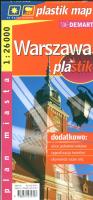 Okładka książki Warszawa 1:26 000 plan miasta laminowany