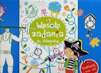 Okładka książki Wesołe zadania dla chłopców Naklejaj i baw się