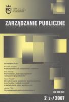 Opakowanie Zarządzanie publiczne 02/2007