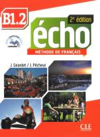 Okładka książki Echo B1.2 Podręcznik + CD