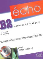 Okładka książki Echo B2 cahier personnel d'apperentissage CLE