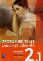 J.polski LO Nowe zrozumieć tekst 2/1 w.2014 WSiP. Autor: Dariusz  Chemperek, Kalbarczyk Adam, Trześniowski Dariusz. SmakLiter.pl Okładka książki J.polski LO Nowe zrozumieć tekst 2/1 w.2014 WSiP