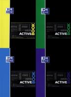Opakowanie Kołonotatnik A4 Oxford w kratkę 80 kartek Activebook mix