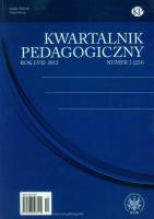 Okładka książki Kwartalnik Pedagogiczny nr 2 2012