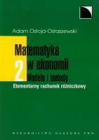 Okładka książki Matematyka w ekonomii Modele i metody tom 2