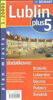 Okładka książki Plan Miasta Lublin plus 5 1:20 000   DEMART
