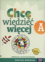 Szkoła na miarę Chcę wiedzieć więcej A NE. Autor: Elżbieta Waszkiewicz, Katarzyna Skoczylas. SmakLiter.pl Okładka książki Szkoła na miarę Chcę wiedzieć więcej A NE