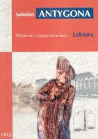 Okładka książki Antygona z oprac. GREG