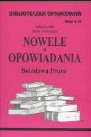 Okładka książki Biblioteczka opracowań nr 024 Nowele,Opow. Prus