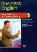 Business English Negotiations and presentation z płytą CD. Autor: Warżała-Wojtasiak Magdalena. SmakLiter.pl Okładka książki Business English Negotiations and presentation z płytą CD