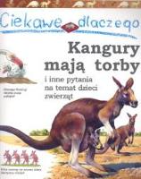 Ciekawe dlaczego kangury mają torby. Autor: Jenny Wood. SmakLiter.pl Okładka książki Ciekawe dlaczego kangury mają torby