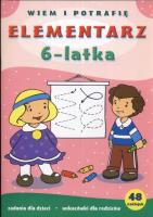 Elementarz 6-latka. Autor: Krassowska Dorota. SmakLiter.pl Okładka książki Elementarz 6-latka