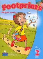 Footprints 2 SB CD LONGMAN. Autor: Steve Marsland, Gabriella Lazzeri. SmakLiter.pl Okładka książki Footprints 2 SB CD LONGMAN