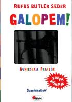 Galopem.. Autor: Agnieszka Frączek. SmakLiter.pl Okładka książki Galopem.