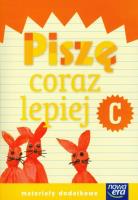 Już W Szkole Nowe 1 Piszę coraz lepiej C NE. Autor: Elżbieta Waszkiewicz, Katarzyna Skoczylas. SmakLiter.pl Okładka książki Już W Szkole Nowe 1 Piszę coraz lepiej C NE