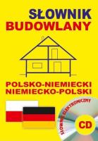 Okładka książki Słownik budowlany pol-niem niem-pol + CD