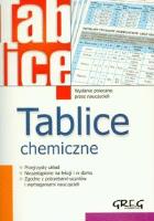 Tablice chemiczne GREG. Autor: Król Iwona. SmakLiter.pl Okładka książki Tablice chemiczne GREG