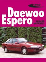 Daewoo Espero. Autor: Edward Morawski. SmakLiter.pl Okładka książki Daewoo Espero