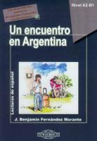 Espańol 1 Un encuentro en Argentina WAGROS. Autor: J. Benjamin Fernandez Morante. SmakLiter.pl Okładka książki Espańol 1 Un encuentro en Argentina WAGROS