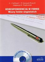 Okładka książki Korespondencja w firmie Wzory listów angielskich + CD