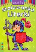 Malowanka - Literki cz. 1 LITERKA. Autor: Paulina Radziejewska. SmakLiter.pl Okładka książki Malowanka - Literki cz. 1 LITERKA