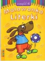 Malowanka - Literki cz. 6  LITERKA. Autor:   Praca zbiorowa. SmakLiter.pl Okładka książki Malowanka - Literki cz. 6  LITERKA