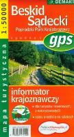 Okładka książki Mapa Turs. Beskid Sądecki DEMART