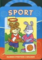 Okładka książki Sport. Malowanki dydaktyczne z naklejkami