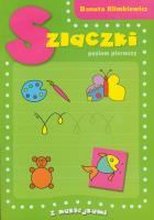 Szlaczki. Poziom pierwszy z naklejkami. Autor: Danuta Klimkiewicz. SmakLiter.pl Okładka książki Szlaczki. Poziom pierwszy z naklejkami