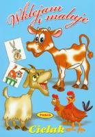 Wklejam i maluję - Cielak. Autor:   Praca zbiorowa. SmakLiter.pl Okładka książki Wklejam i maluję - Cielak