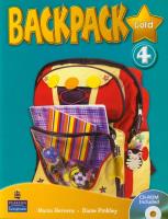 Okładka książki Backpack Gold 4 SB LONGMAN