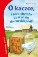 Bajki o zwierzętach.O kaczce, która chciała dostać. Autor: Sadaj Ryszard. SmakLiter.pl Okładka książki Bajki o zwierzętach.O kaczce, która chciała dostać