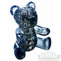 Crystal puzzle miś czarny. Autor:   Praca zbiorowa. SmakLiter.pl Okładka książki Crystal puzzle miś czarny