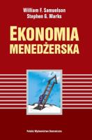 Ekonomia menedżerska. Autor: Samuelson William F., Marks Stephen G.. SmakLiter.pl Okładka książki Ekonomia menedżerska