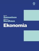 Ekonomia. Autor: Paul A. Samuelson, William D. Nordhaus. SmakLiter.pl Okładka książki Ekonomia