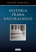 Historia prawa naturalnego TW. Autor: Hervada Javier. SmakLiter.pl Okładka książki Historia prawa naturalnego TW