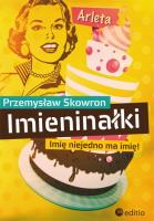 Imieninałki. Autor: Przemysław Skowron. SmakLiter.pl Okładka książki Imieninałki