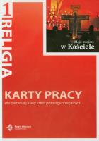 Katechizm LO 1 Moje miejsce w Kościele KP DiKŚW. Autor: ks. prof. J. Szpet, ks. J. Szpet i D. Jackowiak. SmakLiter.pl Okładka książki Katechizm LO 1 Moje miejsce w Kościele KP DiKŚW