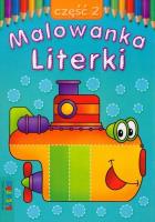 Malowanka - Literki cz. 2 LITERKA. Autor:   Praca zbiorowa. SmakLiter.pl Okładka książki Malowanka - Literki cz. 2 LITERKA