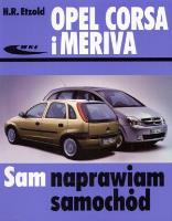 Opel Corsa i Meriva. Autor: Hans-Rüdiger Etzold. SmakLiter.pl Okładka książki Opel Corsa i Meriva
