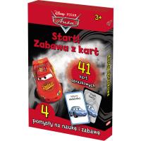 Auta. Start! Zabawa z kart. Autor: Opracowanie zbiorowe. SmakLiter.pl Okładka książki Auta. Start! Zabawa z kart