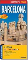 Okładka książki Comfort!map Barcelona 1:17 500 laminat