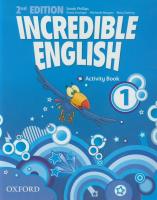 Okładka książki Incredible English  2E 1 WB OXFORD