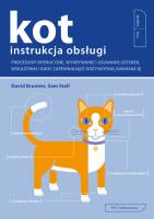 Instrukcja obsługi. Kot. Autor: David Brunner, Stall Sam. SmakLiter.pl Okładka książki Instrukcja obsługi. Kot