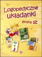 Logopedyczne układanki głoska teczka. Autor: Hinz Małgorzata. SmakLiter.pl Okładka książki Logopedyczne układanki głoska teczka